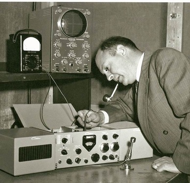 Gene Senti Checking out his baby